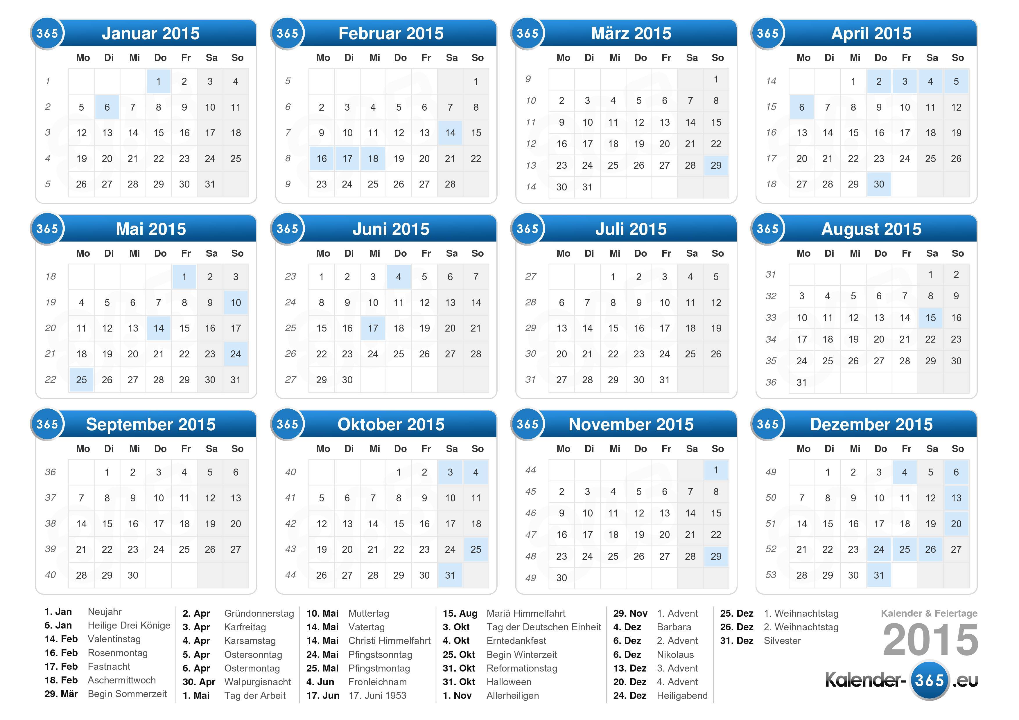 ostern 2015 kalender