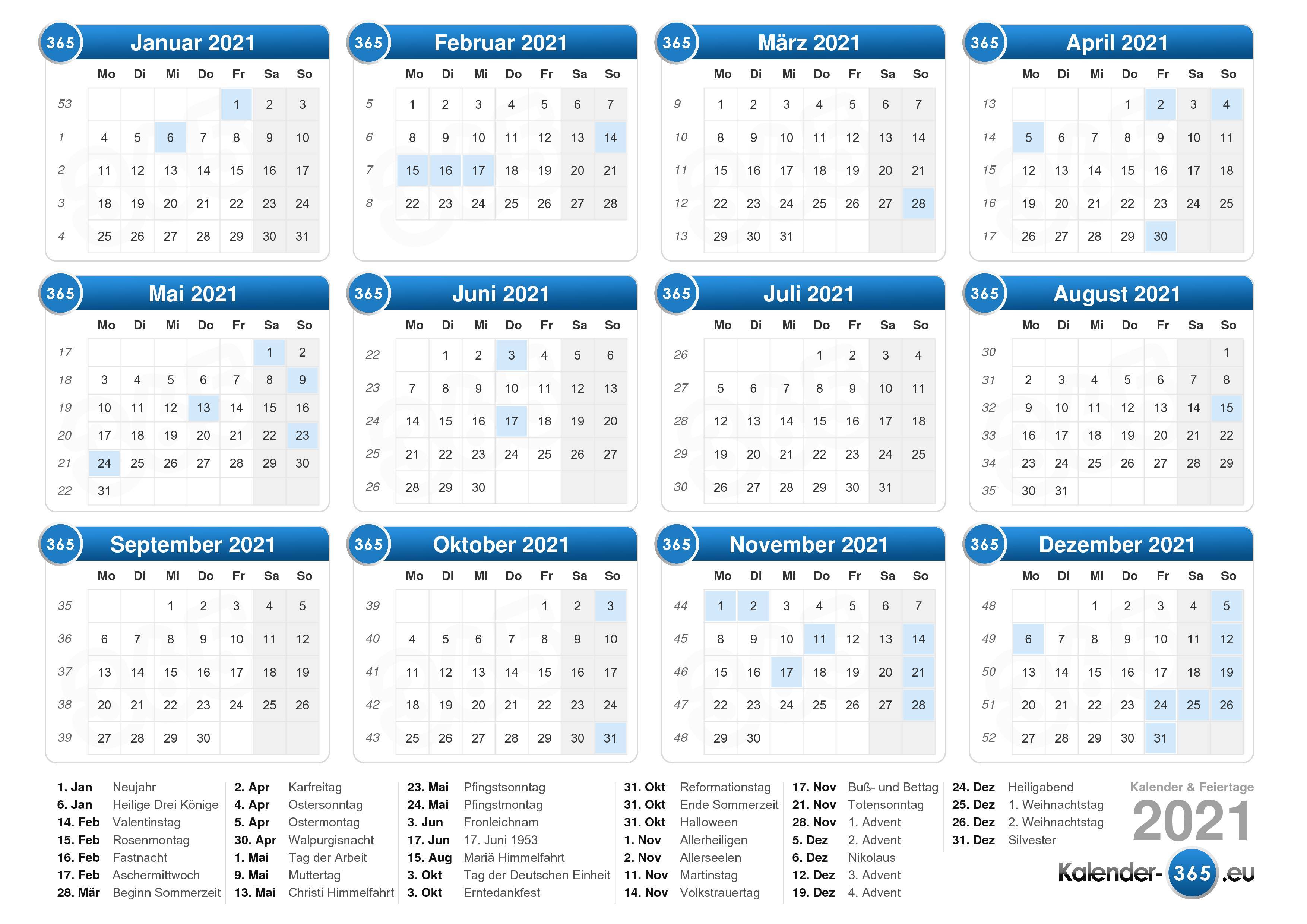 Kalender 2021 Nrw Zum Ausdrucken : Kalender 2021